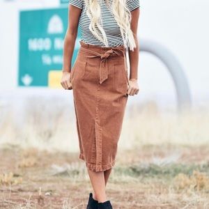 Free people skirt